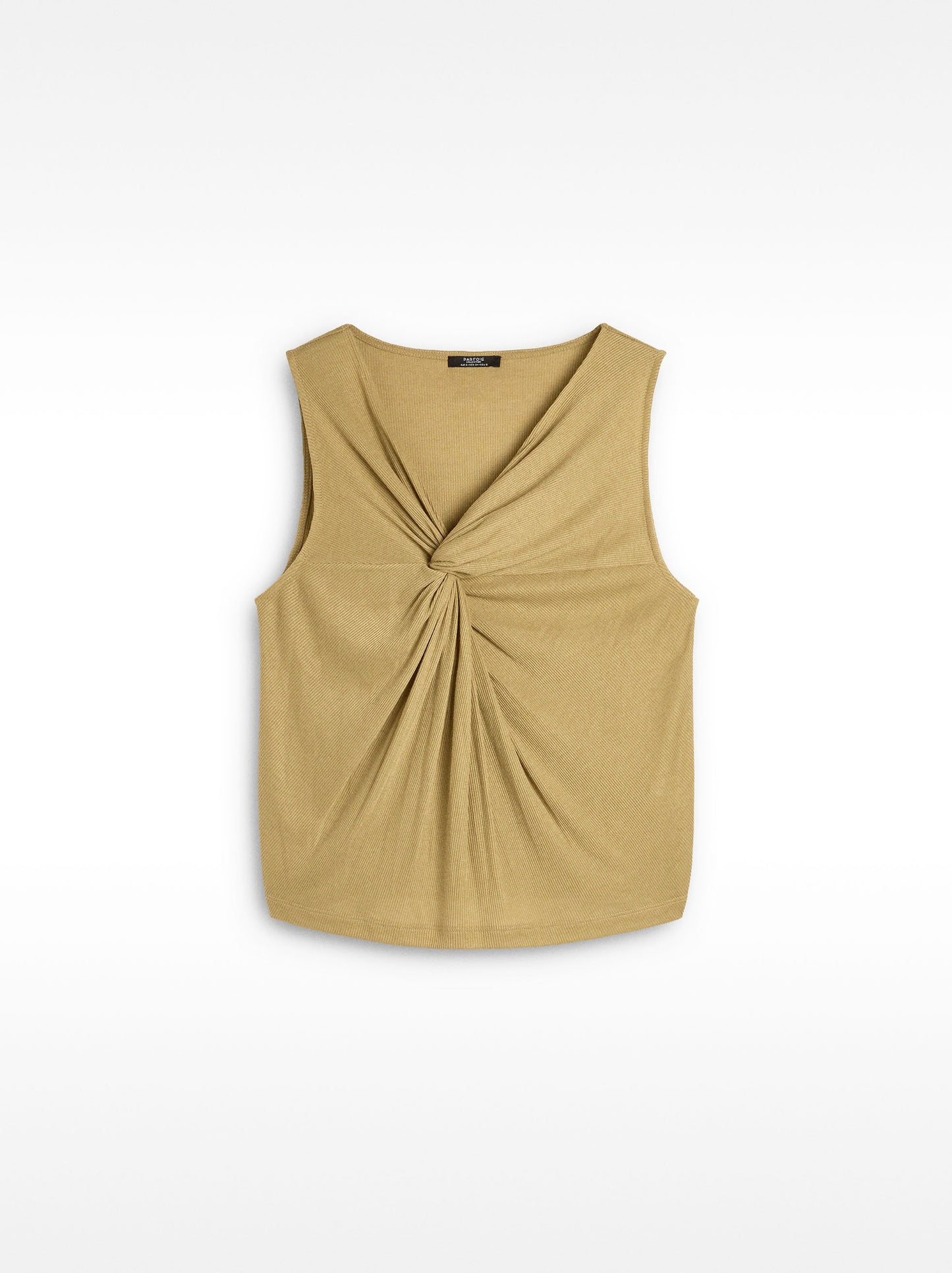 Ribbed Top With Knot