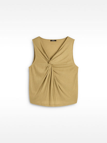 Ribbed Top With Knot