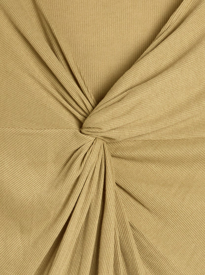 Ribbed Top With Knot