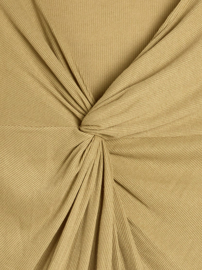 Ribbed Top With Knot
