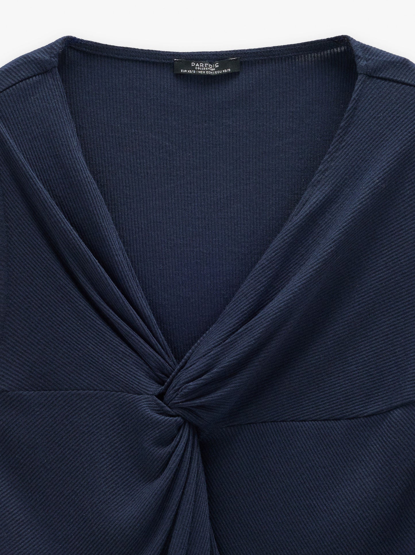 Top Ribbed With Knot
