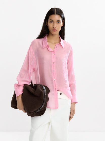 Long Sleeve Semitransparent Shirt