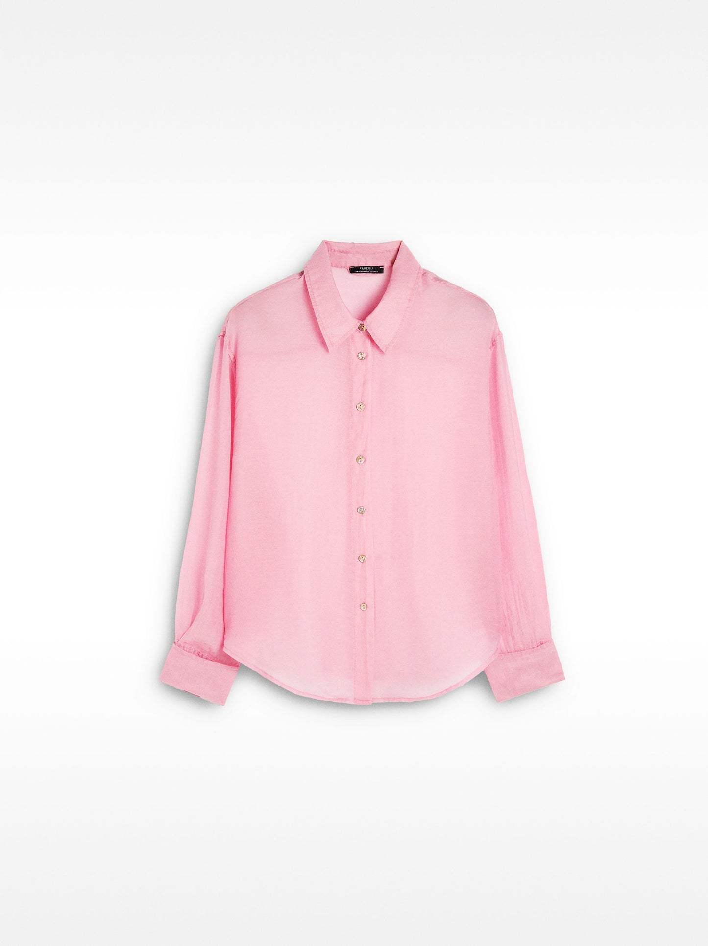 Long Sleeve Semitransparent Shirt