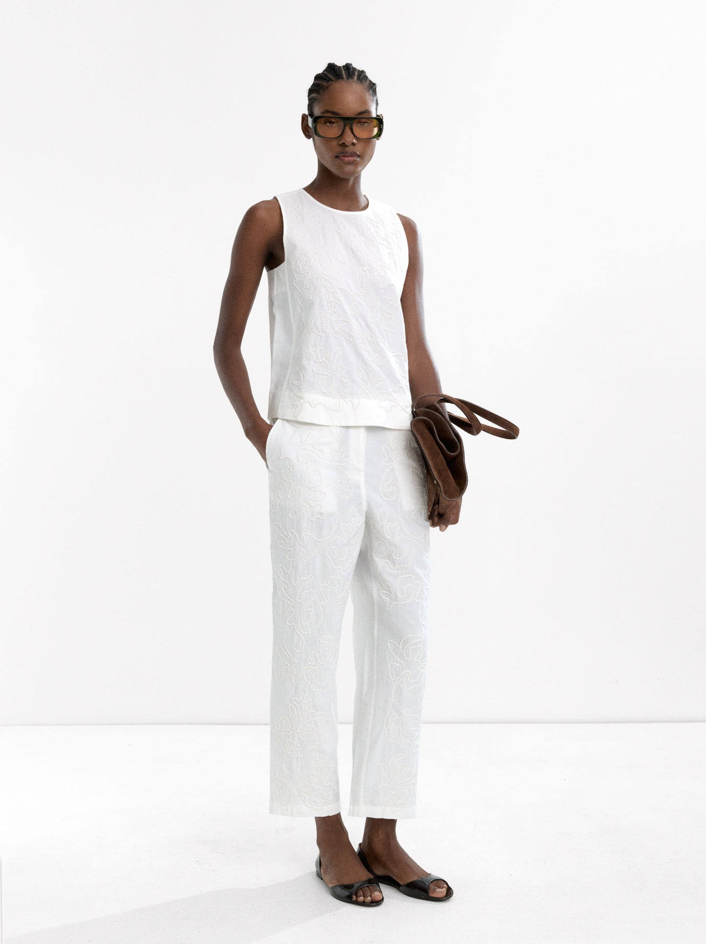 Top With Embroidery 100% Cotton