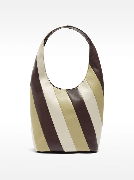 Shoulder Bag With Stripes