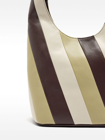 Shoulder Bag With Stripes