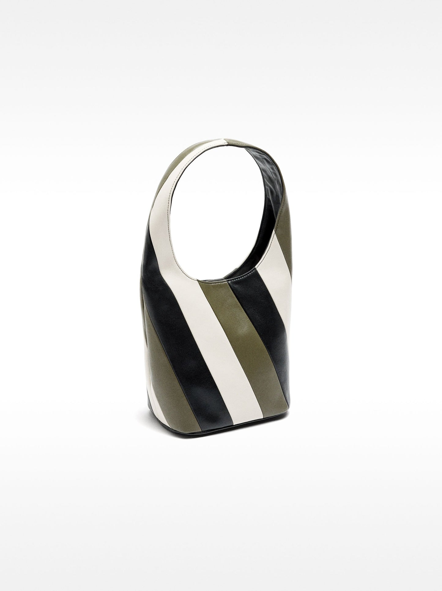 Shoulder Bag With Stripes