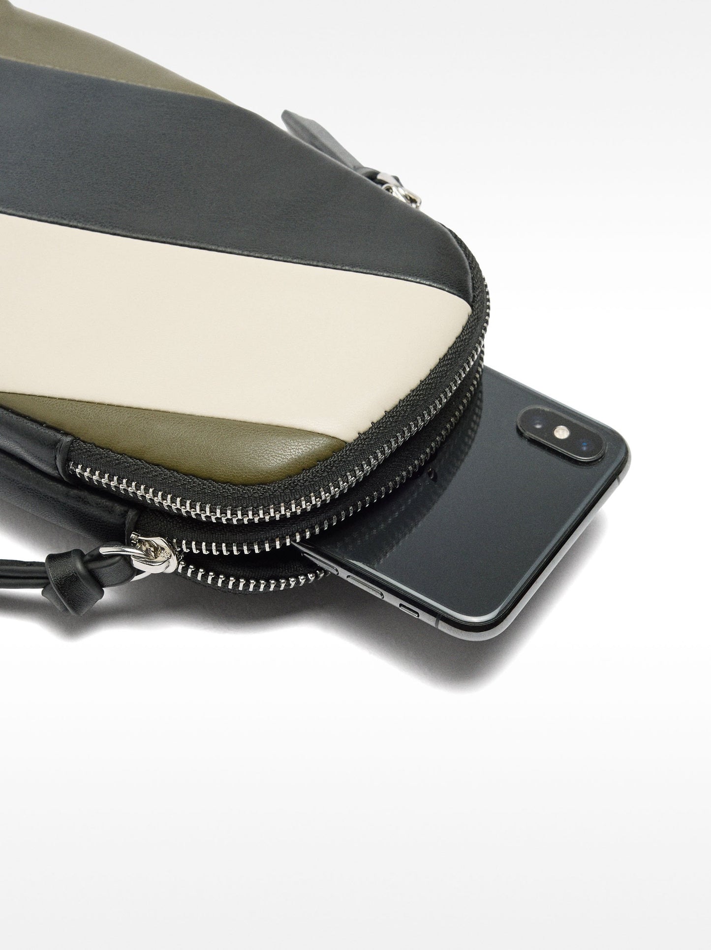 Mobile Phone Bag With Stripes