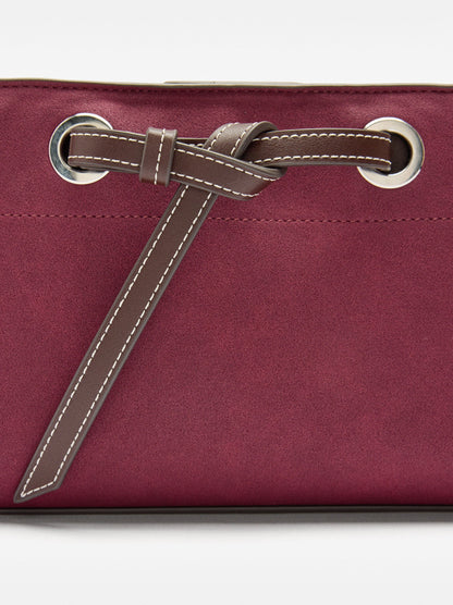 Leather-Effect Crossbody Bag