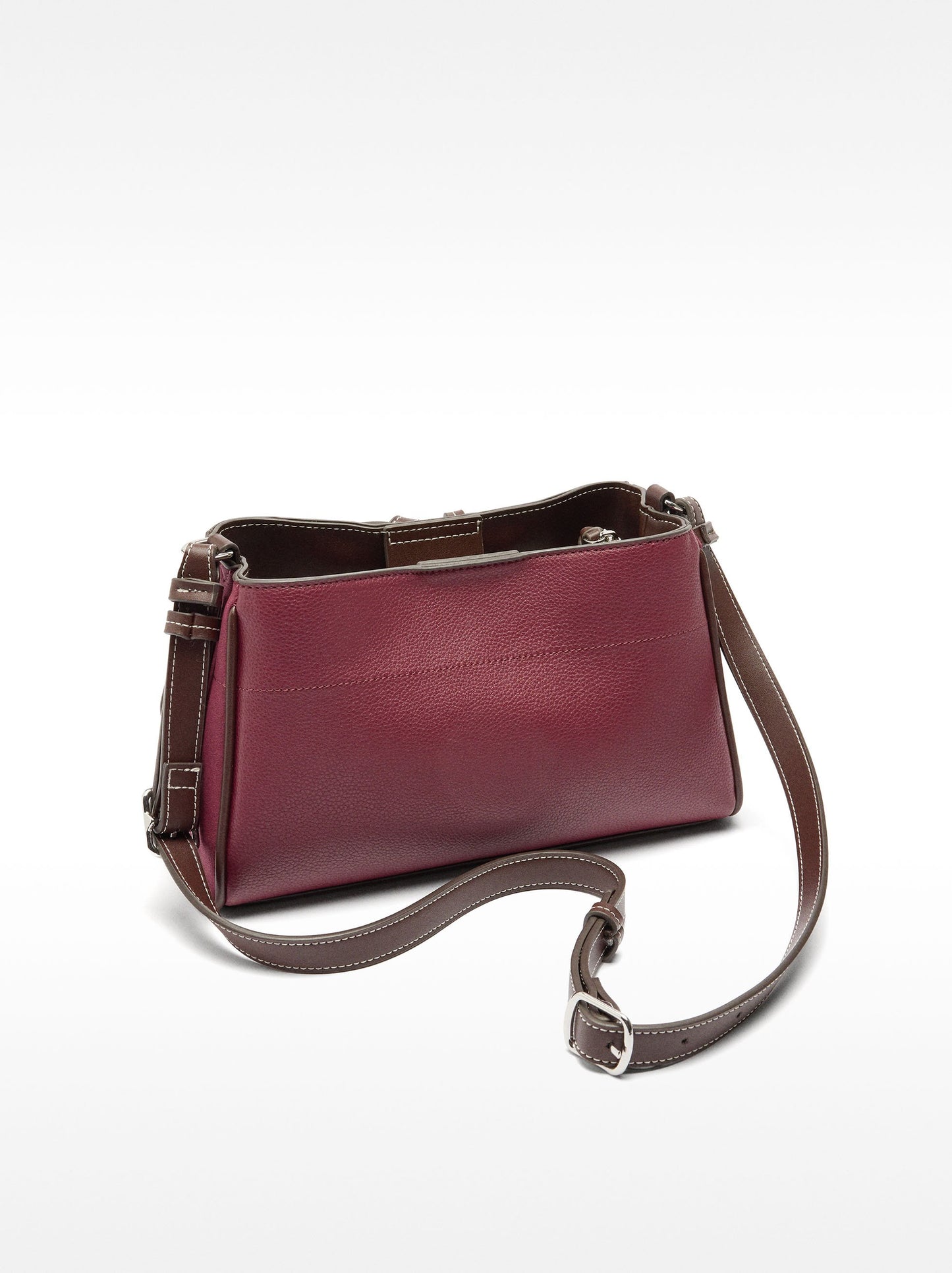 Leather-Effect Crossbody Bag