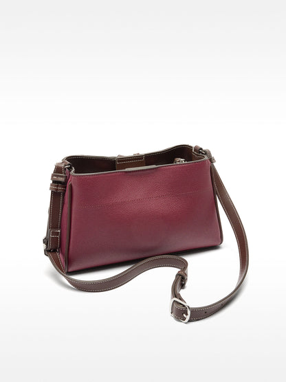 Leather-Effect Crossbody Bag