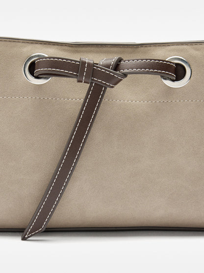 Leather-Effect Crossbody Bag