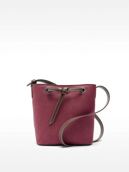 Bucket Bag With Leather-Effect