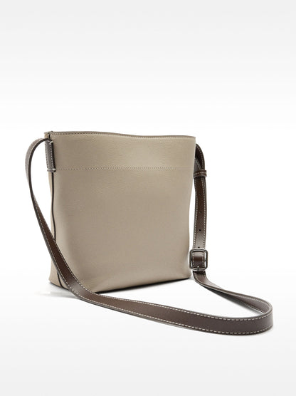 Bucket Bag With Leather-Effect