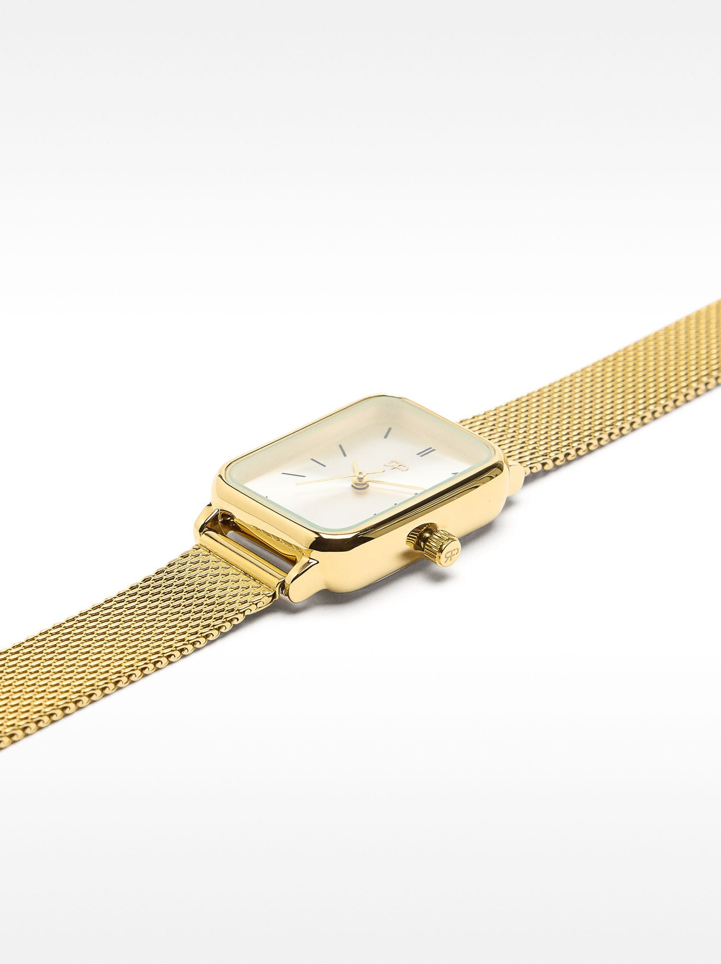 Watch With Stainless Steel Mesh Strap