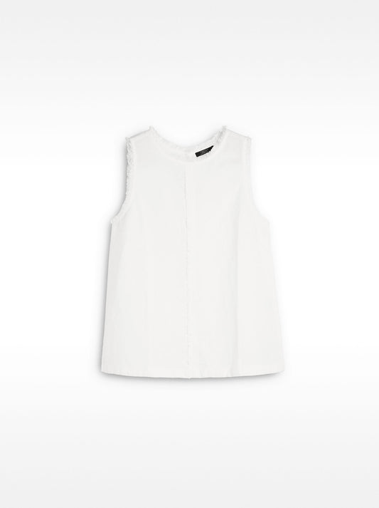 Top With A Blend Of Linen And Lyocell