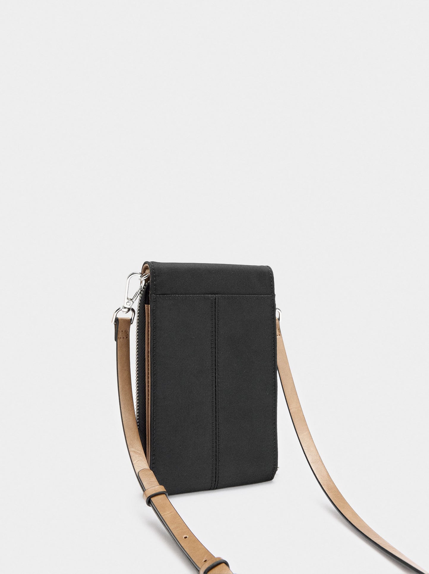 Mobile Phone Bag With Nylon Effect