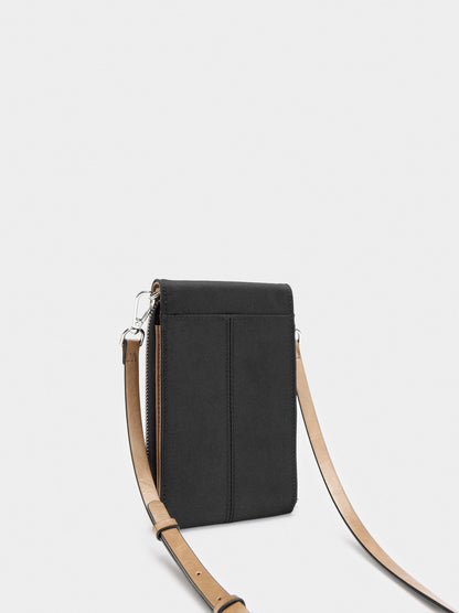 Mobile Phone Bag With Nylon Effect