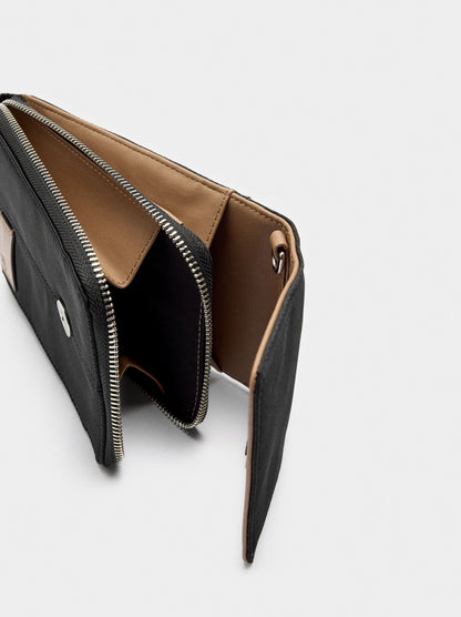 Mobile Phone Bag With Nylon Effect