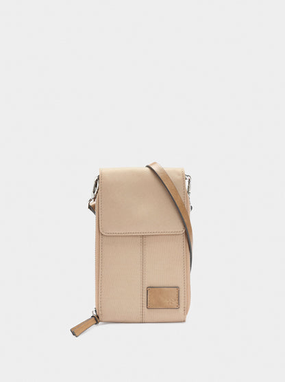 Mobile Phone Bag With Nylon Effect