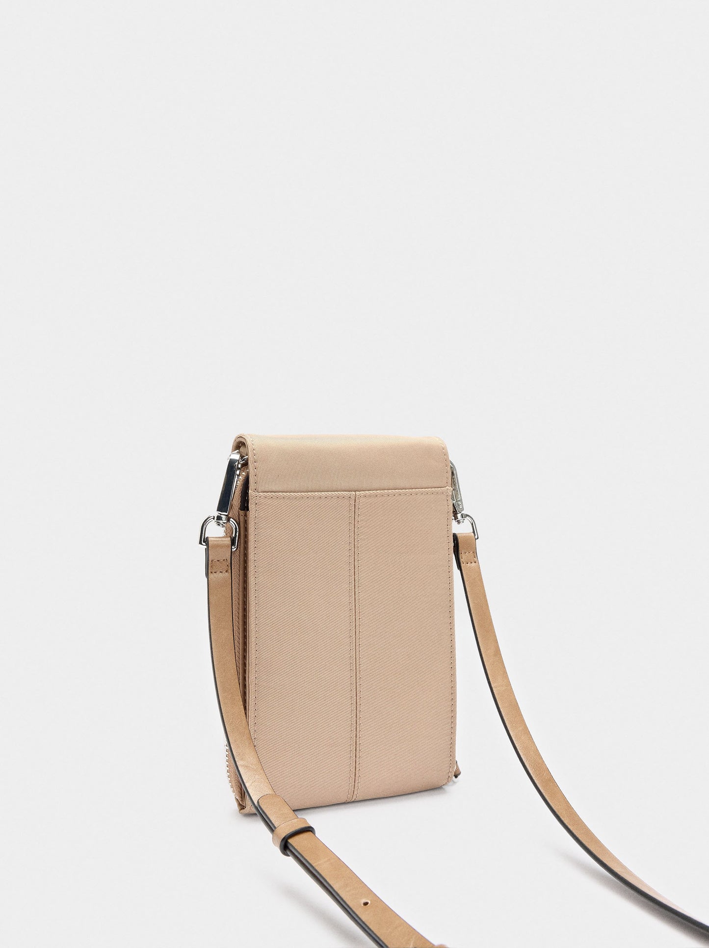 Mobile Phone Bag With Nylon Effect