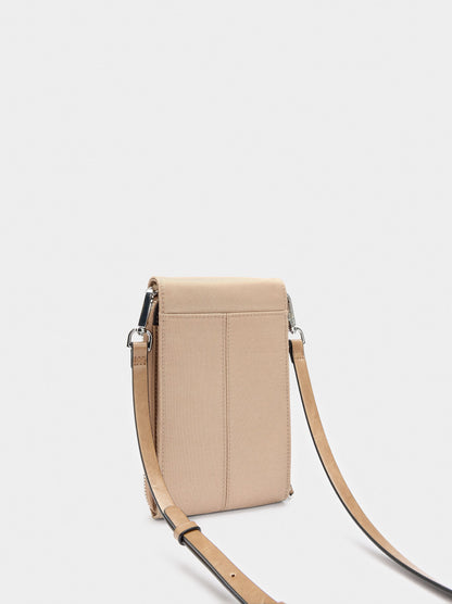 Mobile Phone Bag With Nylon Effect