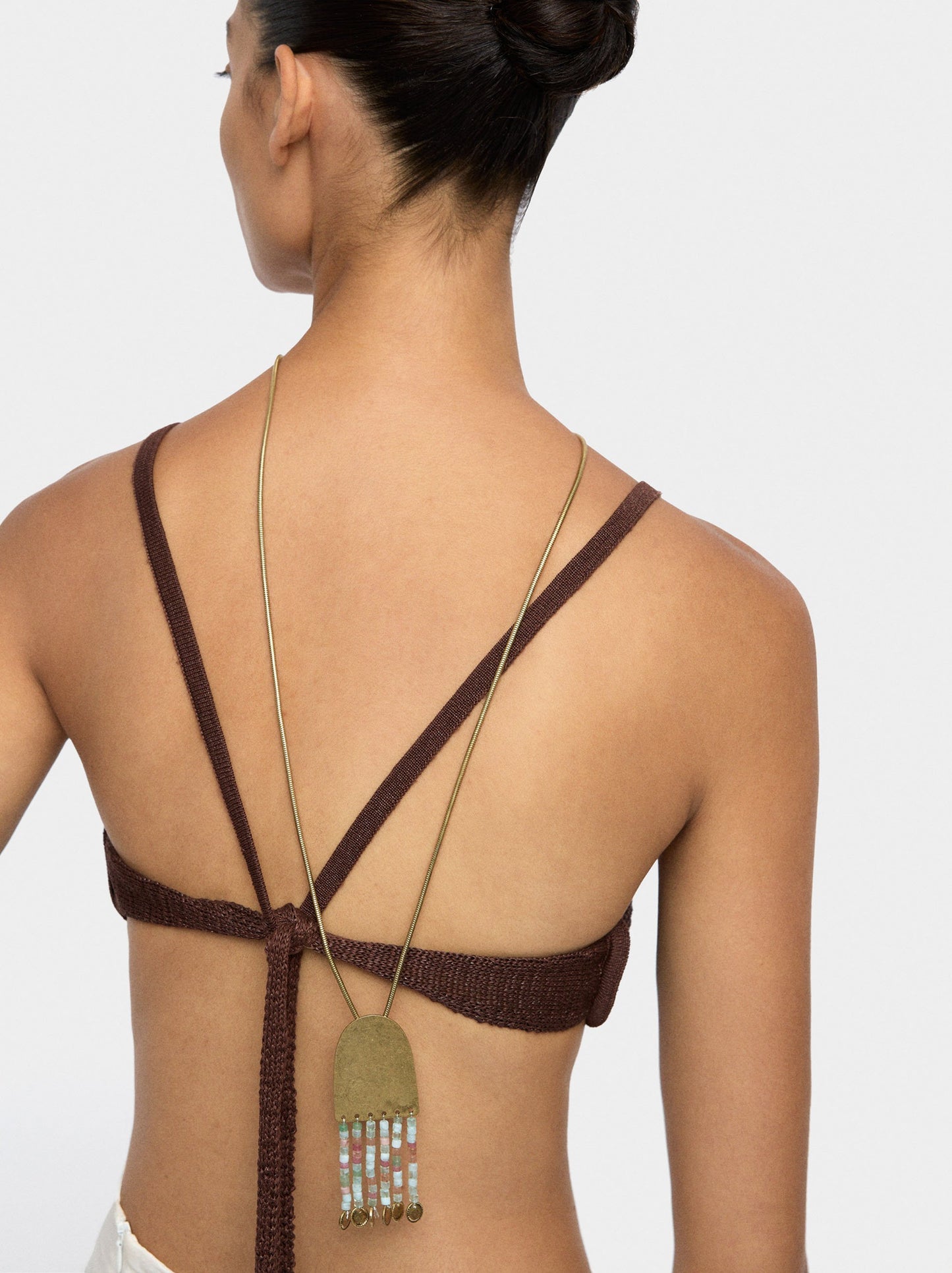 Necklace With Pendant Of Stones