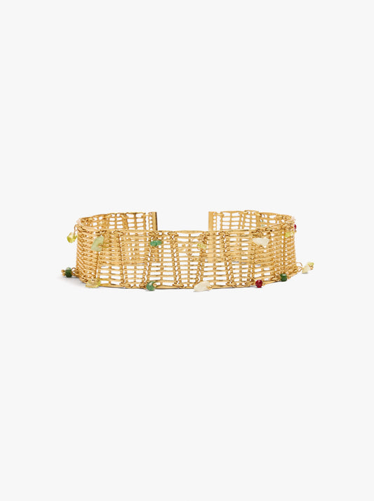 Braided Choker With Stones