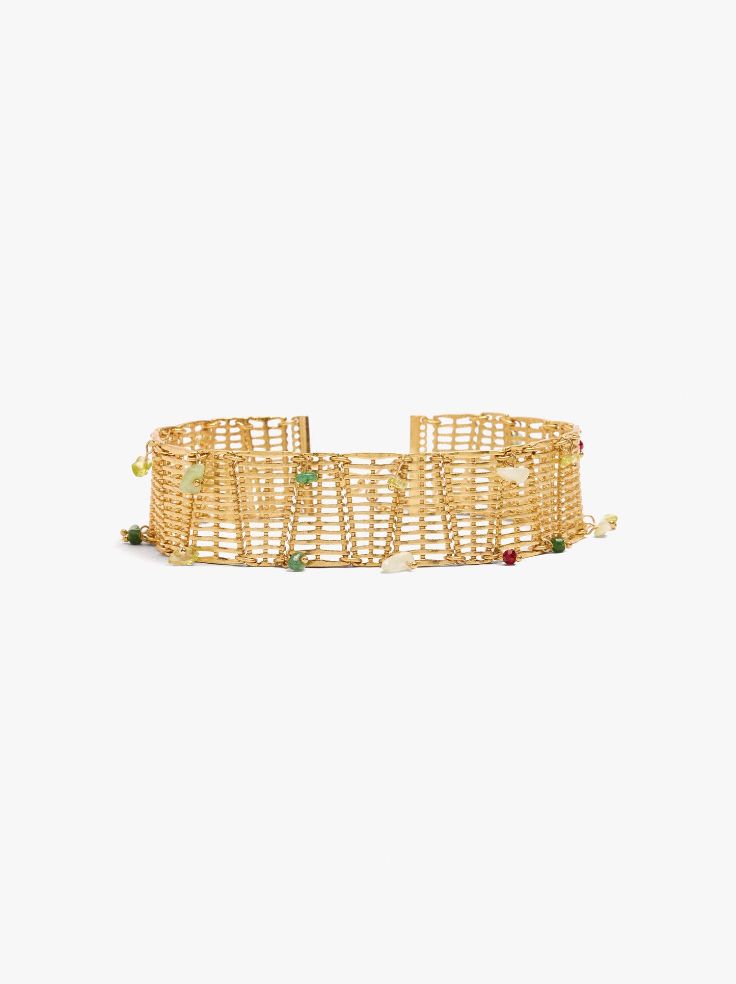 Braided Choker With Stones