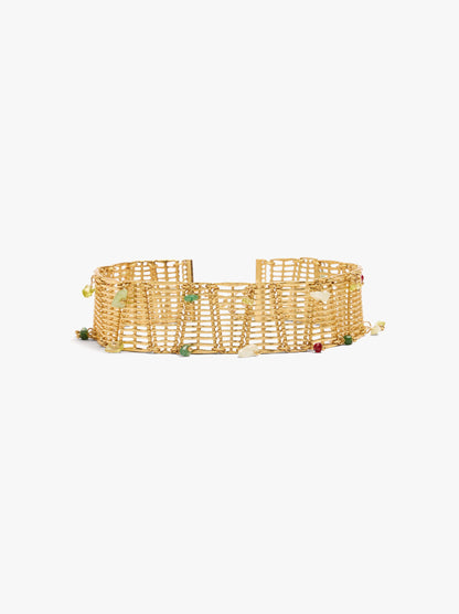 Braided Choker With Stones