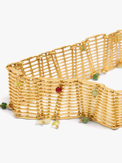 Braided Choker With Stones