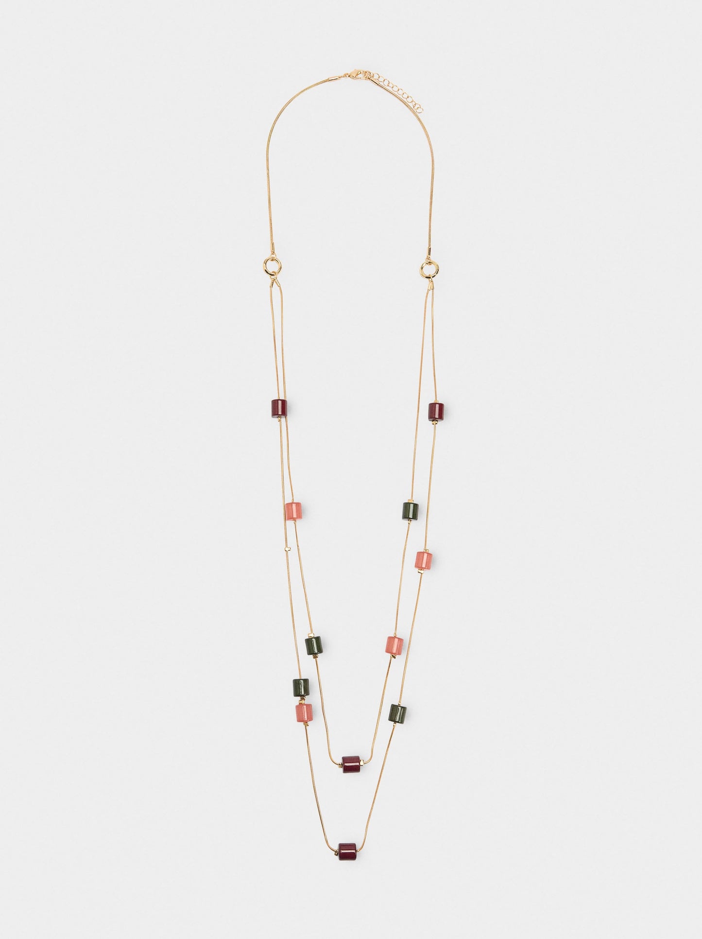 Necklace With Resin Details