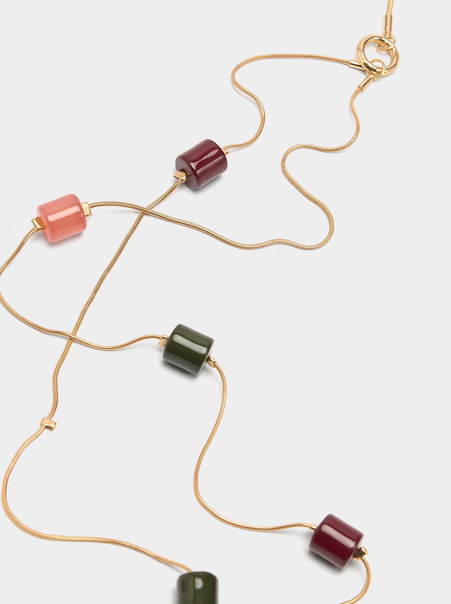 Necklace With Resin Details