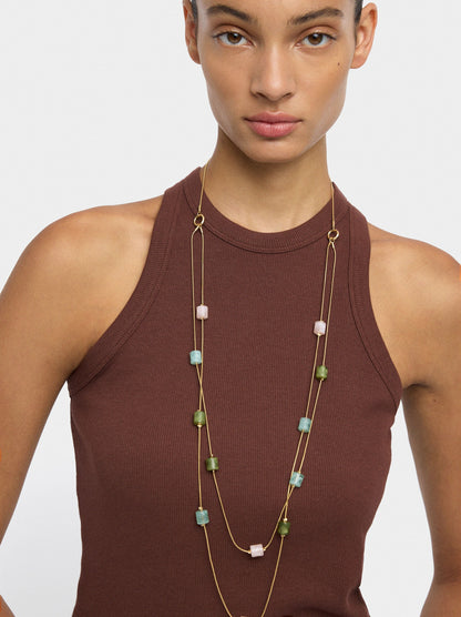 Necklace With Resin Details