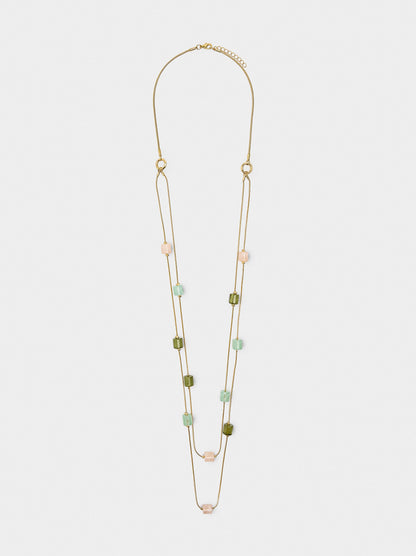 Necklace With Resin Details