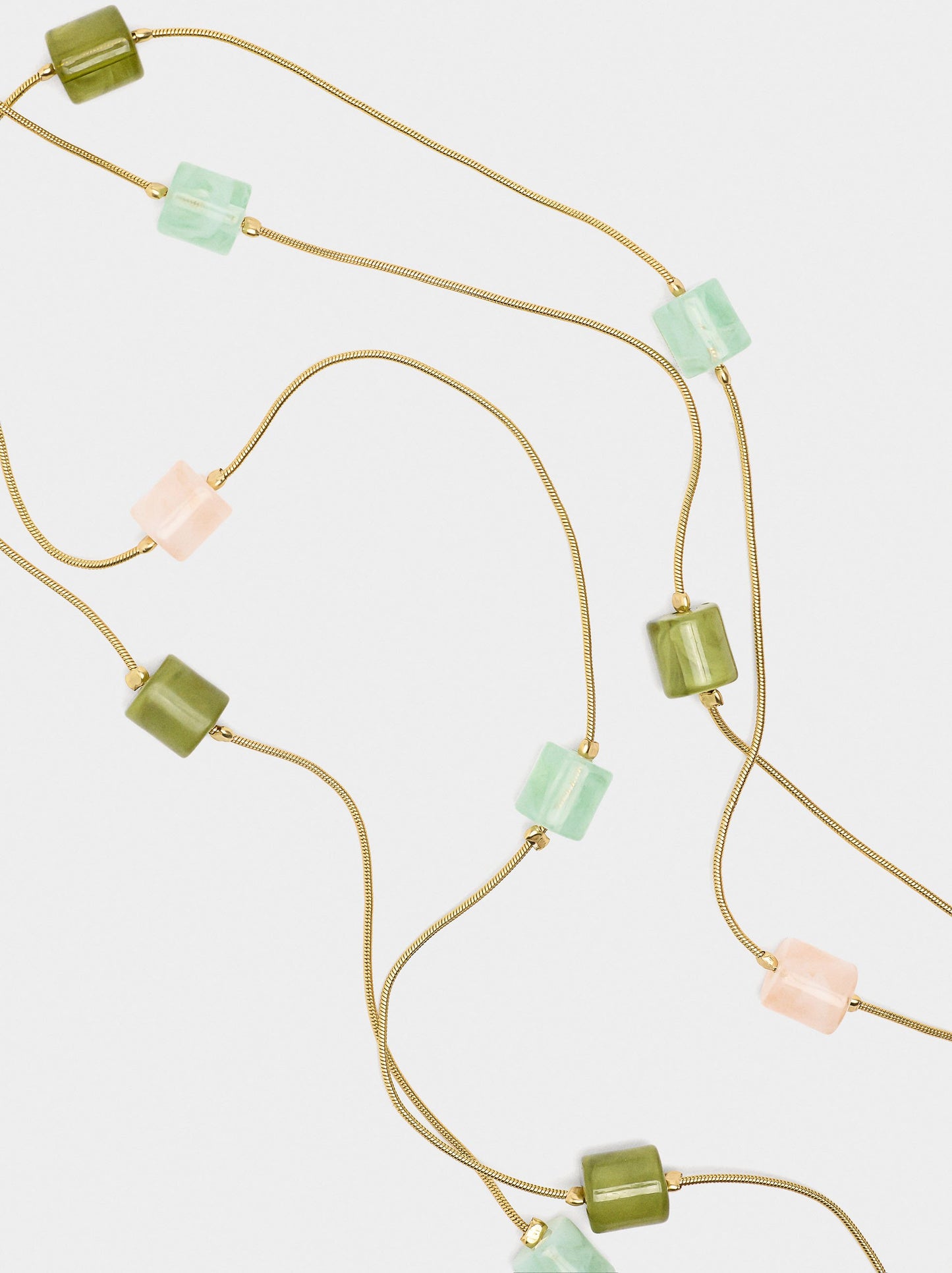 Necklace With Resin Details