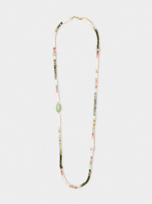 Necklace With Multicolor Stones