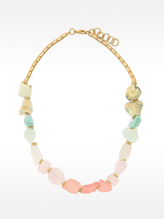 Short Necklace With Stones