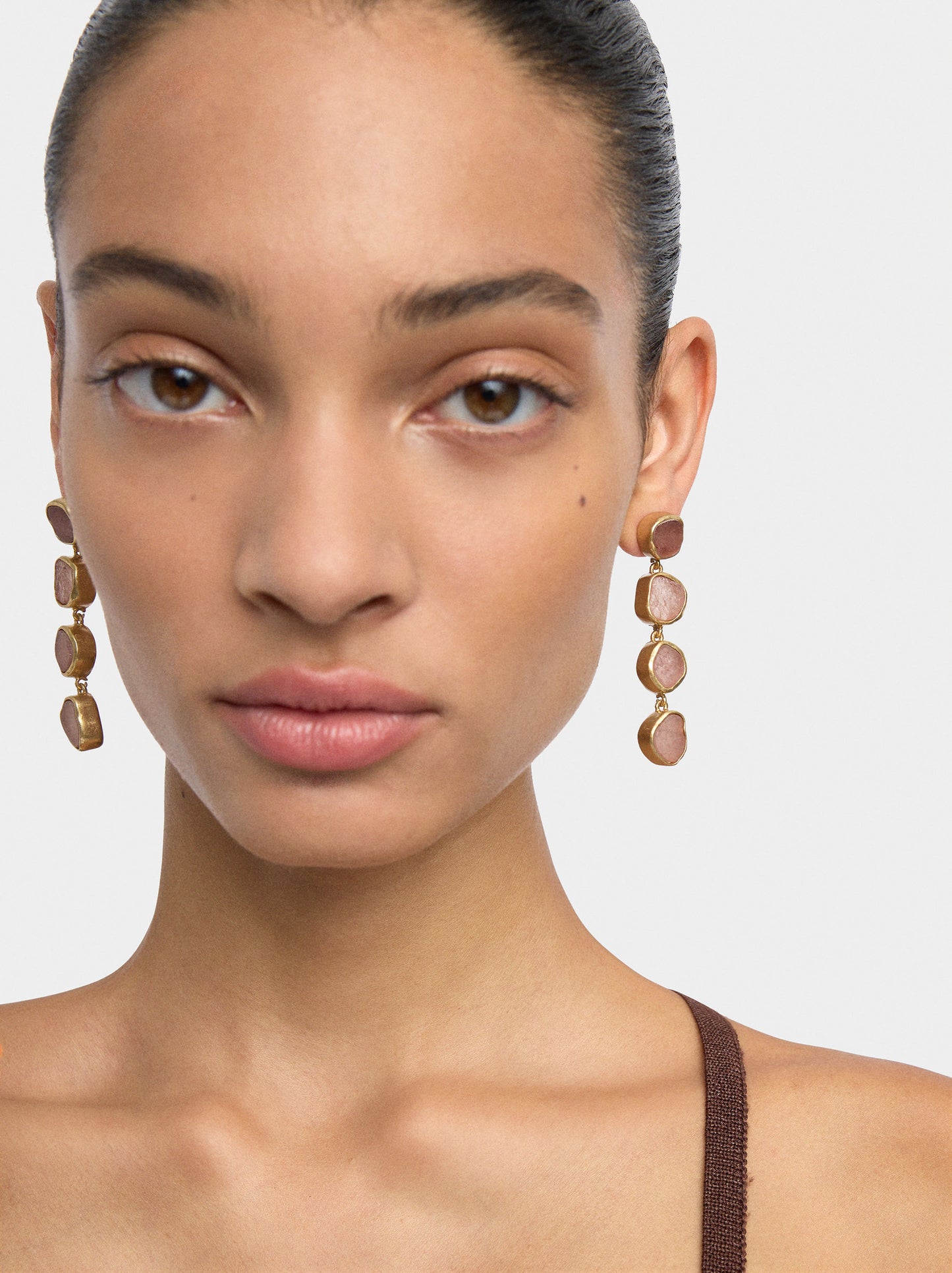 Long Earrings With Stones