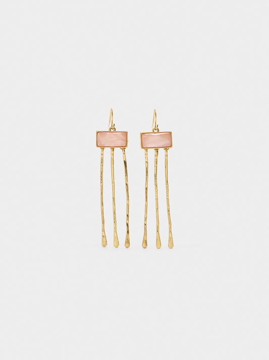 Earrings Bars With Stone