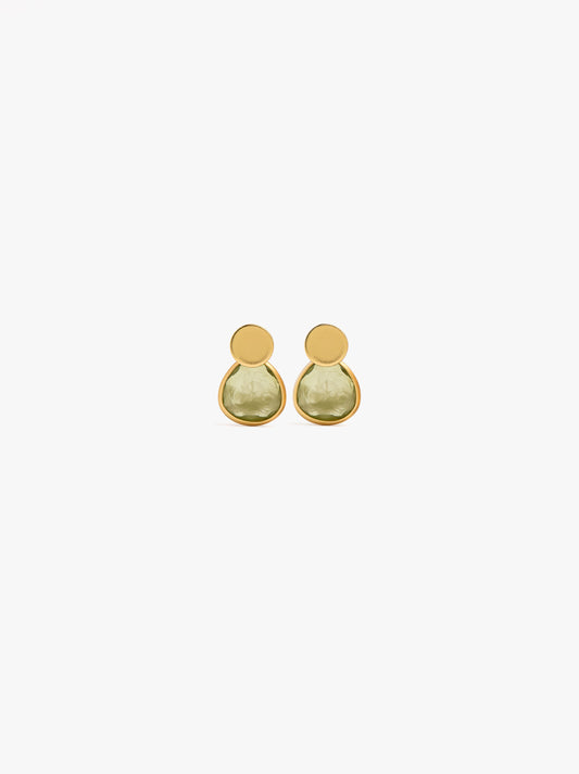 Ear Jacket Earrings With Resin