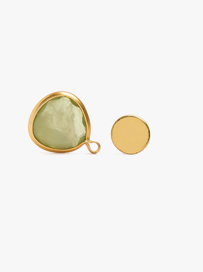 Ear Jacket Earrings With Resin