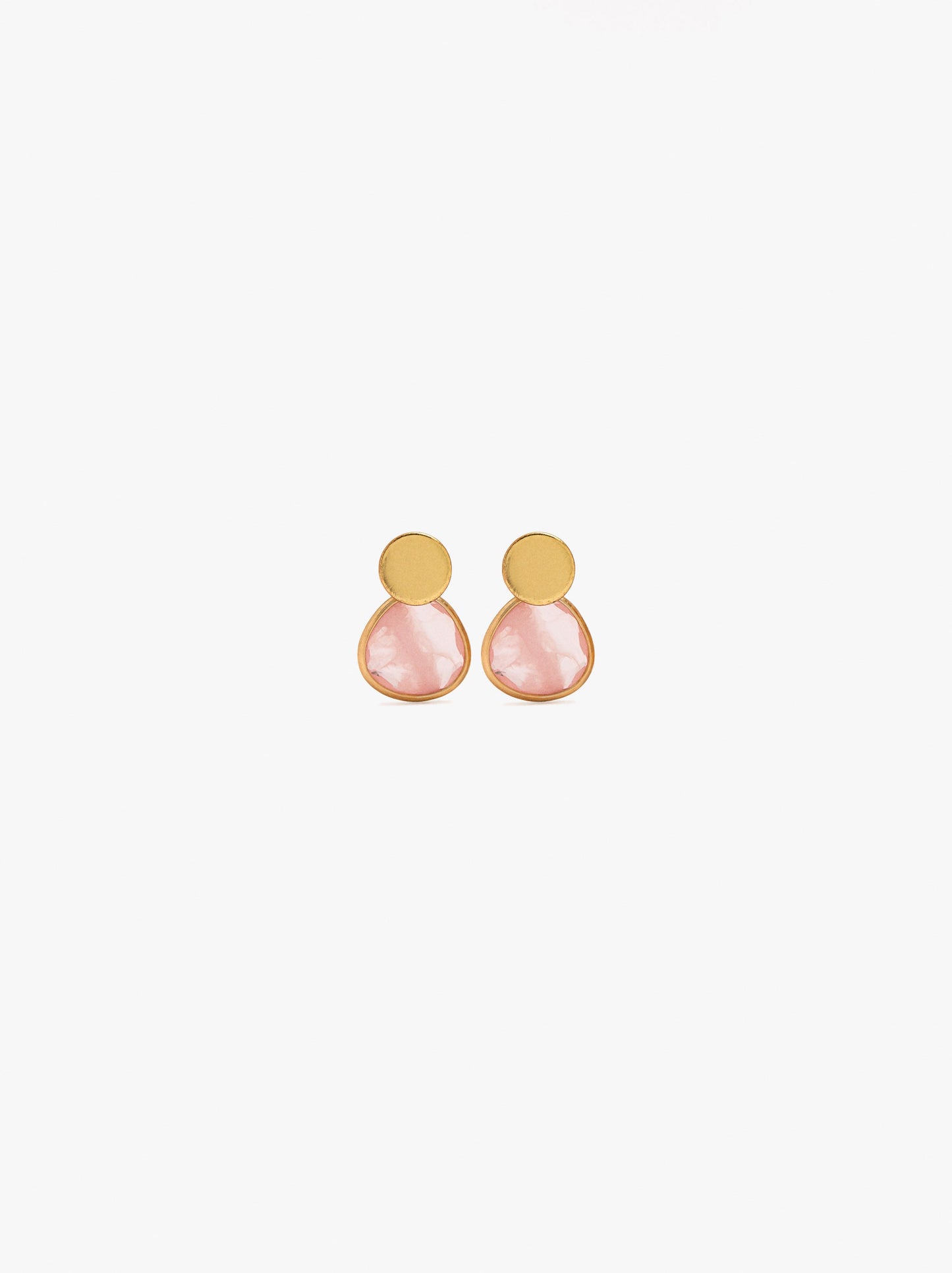 Ear Jacket Earrings With Resin