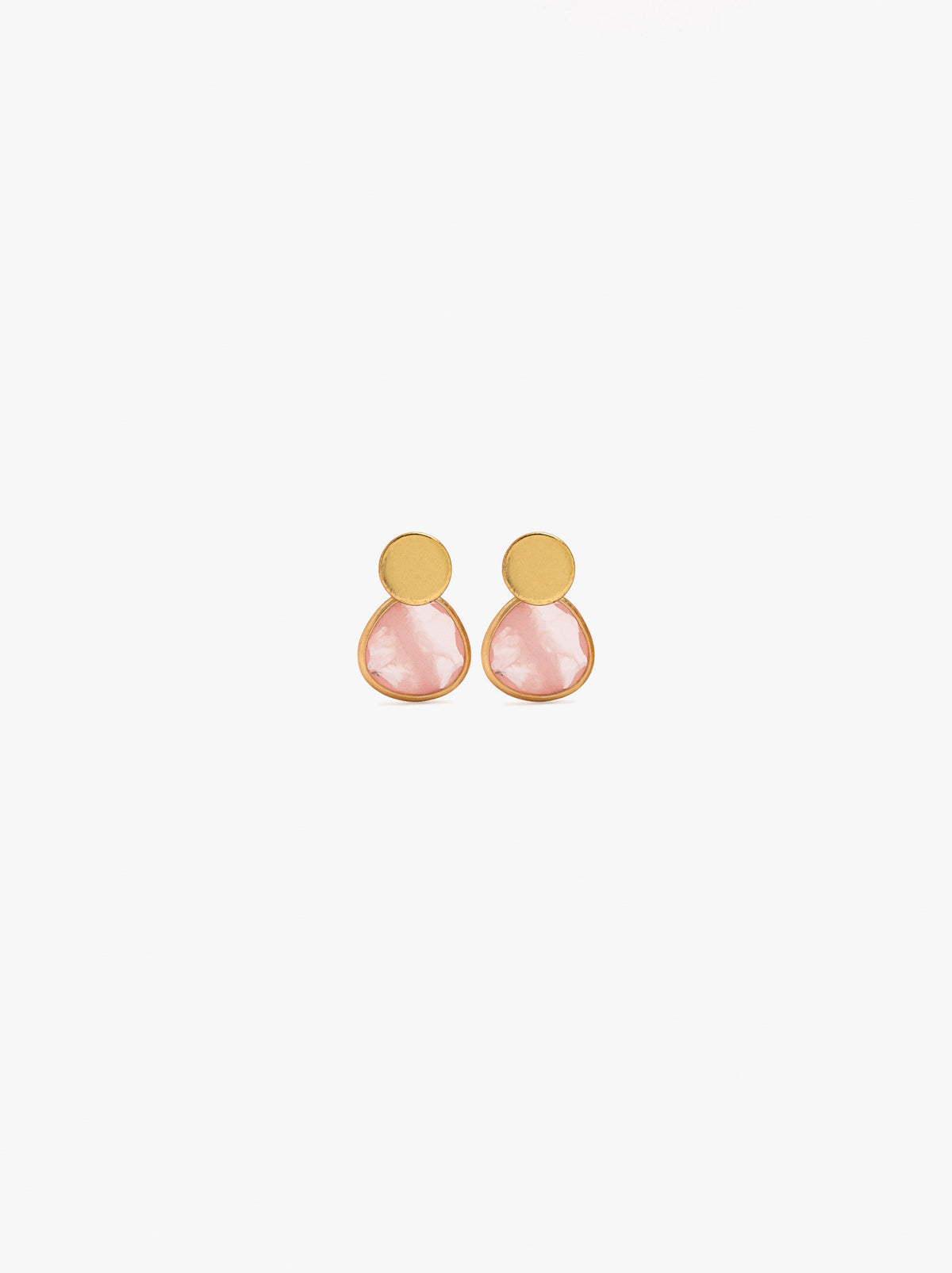 Ear Jacket Earrings With Resin
