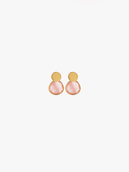 Ear Jacket Earrings With Resin