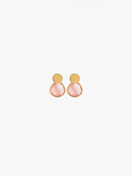 Ear Jacket Earrings With Resin