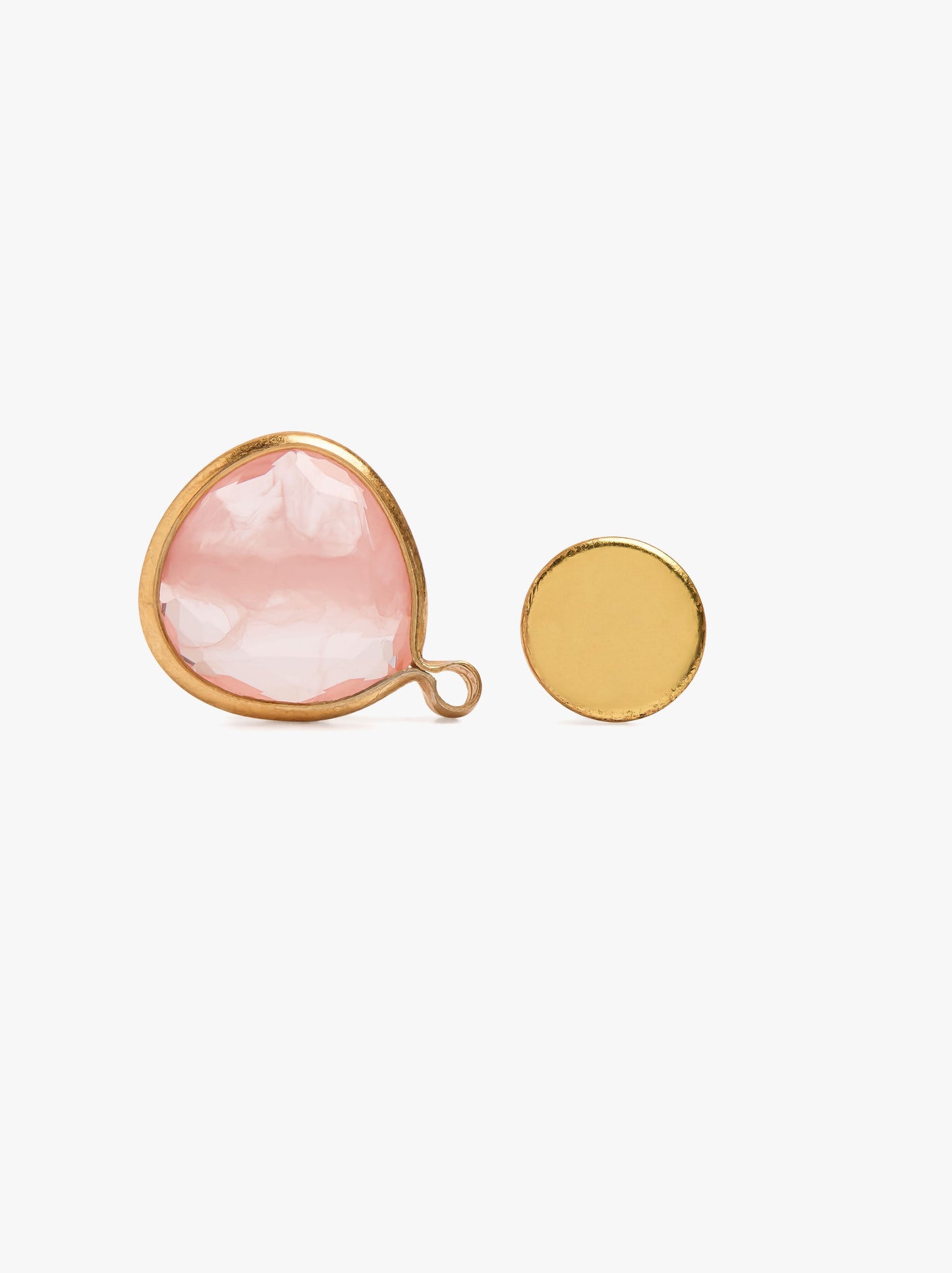 Ear Jacket Earrings With Resin