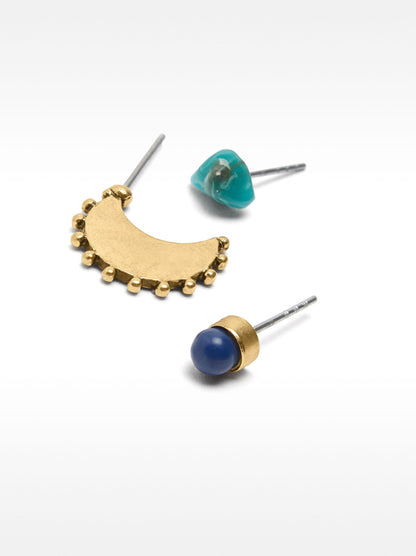 Set Of Earrings With Stones