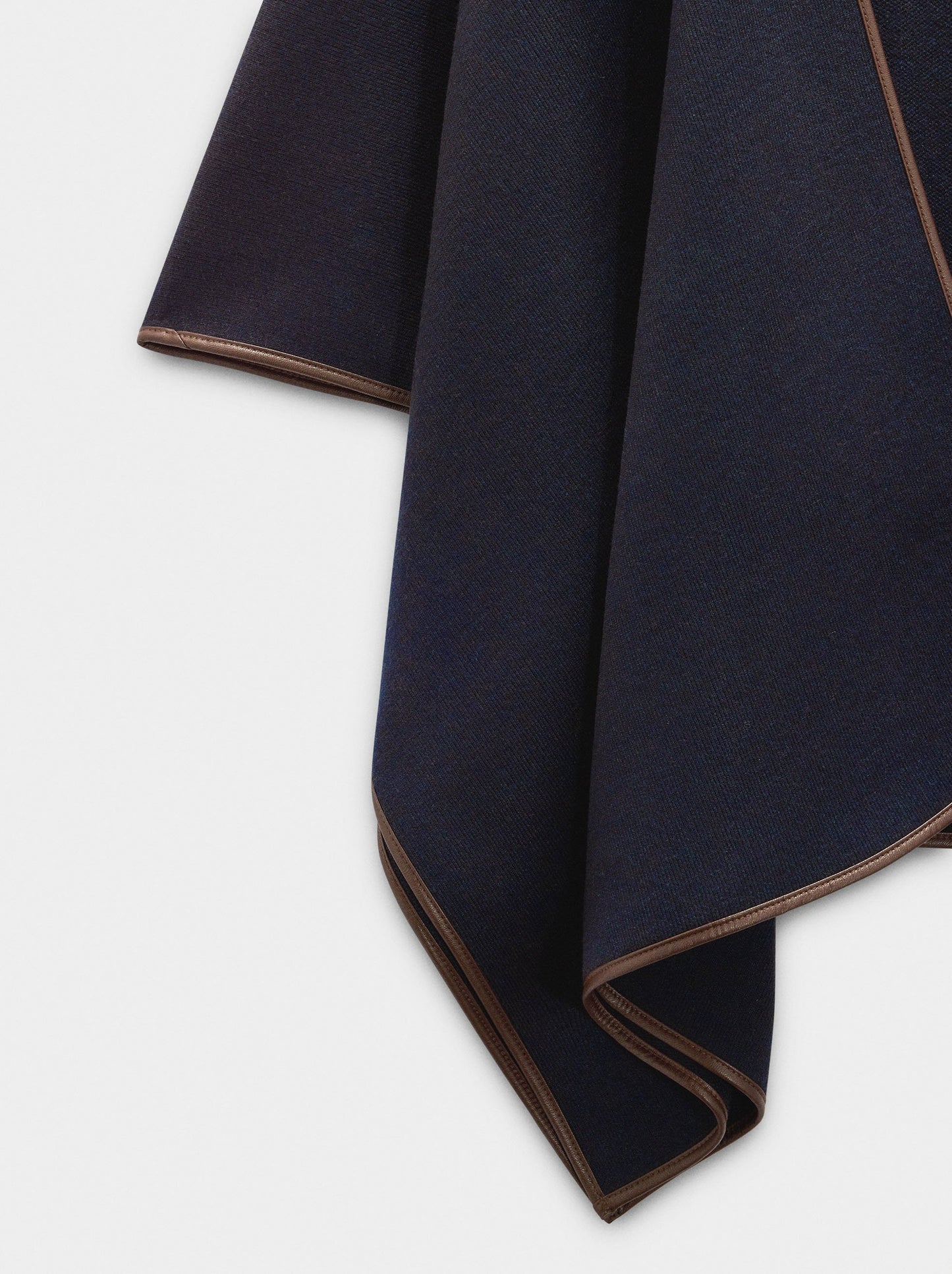 Knit Poncho With Seam Detail