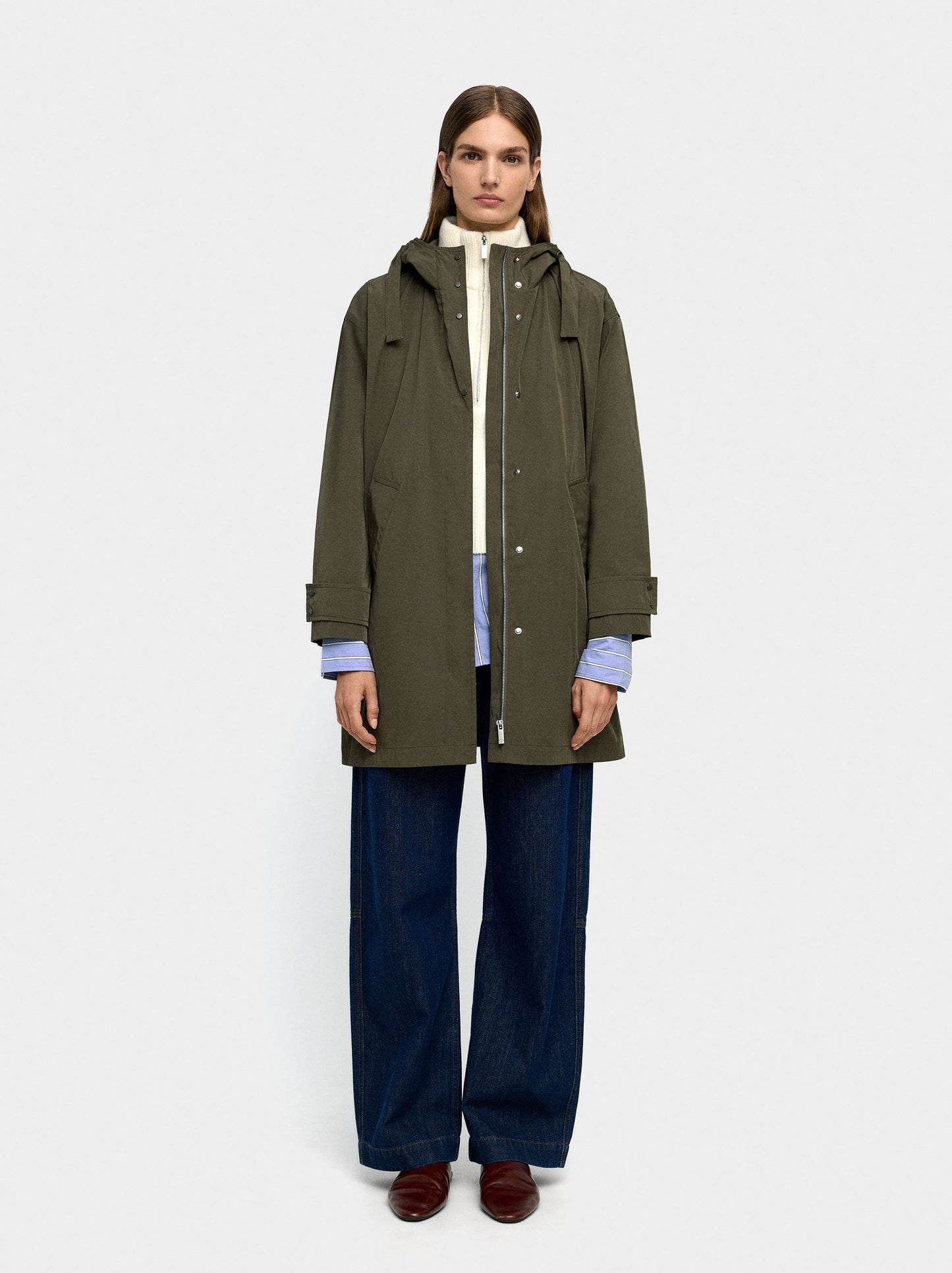 Light Parka With Hood